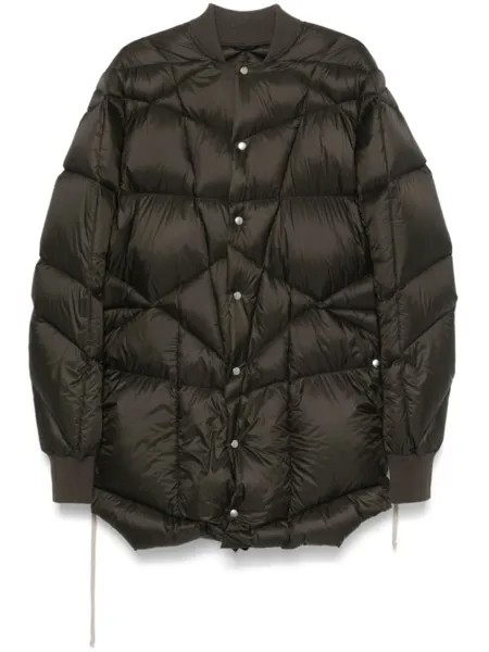 Rick Owens пальто Flight Liner, зеленый