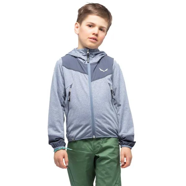 Худи Salewa Agner Melange Polarlite, серый
