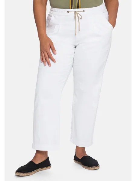 Джинсы sheego Joggpants, белый