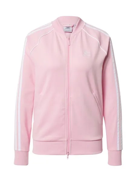 Толстовка на молнии Adidas Adicolor Classics Sst, розовый