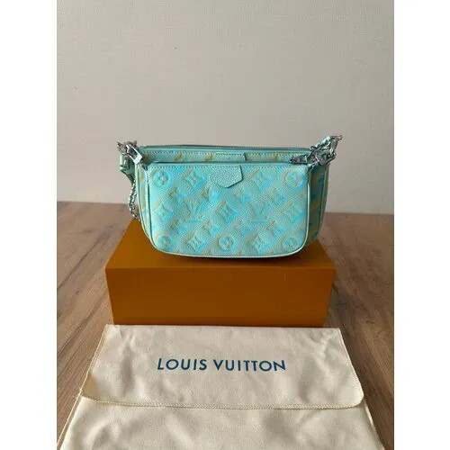 Сумка кросс-боди Louis Vuitton, желтый, голубой