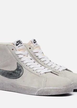 Мужские кроссовки Nike SB Zoom Blazer Mid PRM, цвет бежевый, размер 41 EU