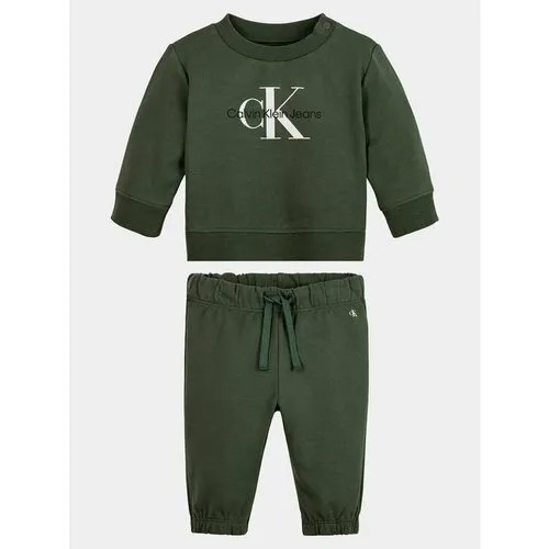 Комплект одежды Calvin Klein Jeans, размер 80 [MET], зеленый