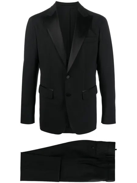 Dsquared2 костюм с однобортным пиджаком, черный