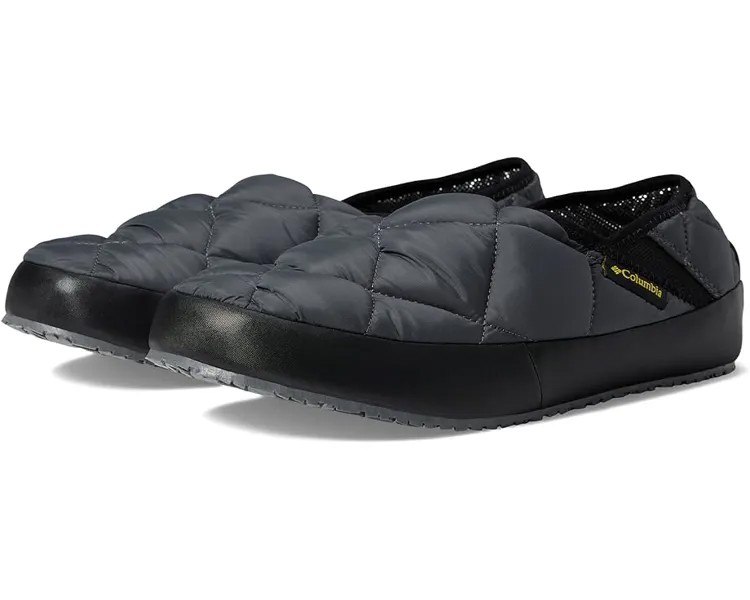 Домашняя обувь Columbia Omni Heat Lazy Bend Moc, цвет Graphite/Laser Lemon