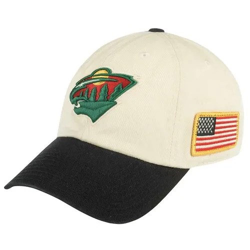 Бейсболка AMERICAN NEEDLE арт. 43572A-MNW Minnesota Wild United NHL (кремовый / черный), Размер: UNI
