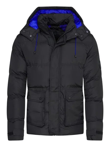 Зимняя куртка SOUL STAR, цвет black/blue