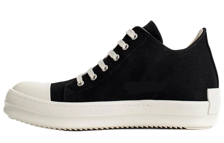 Ramones Low Top Черный нейлон Rick Owens Drkshdw