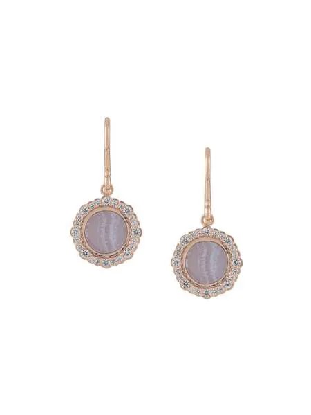 Astley Clarke Lace Agate Luna drop earrings