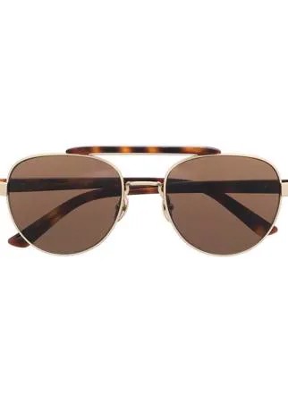 Calvin Klein солнцезащитные очки CK19306 в круглой оправе