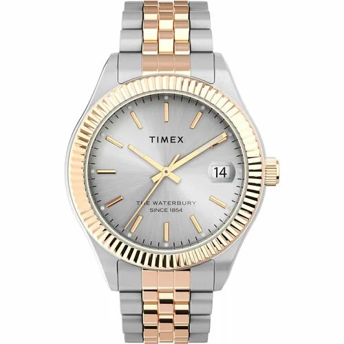 Наручные часы TIMEX Waterbury, серебристый