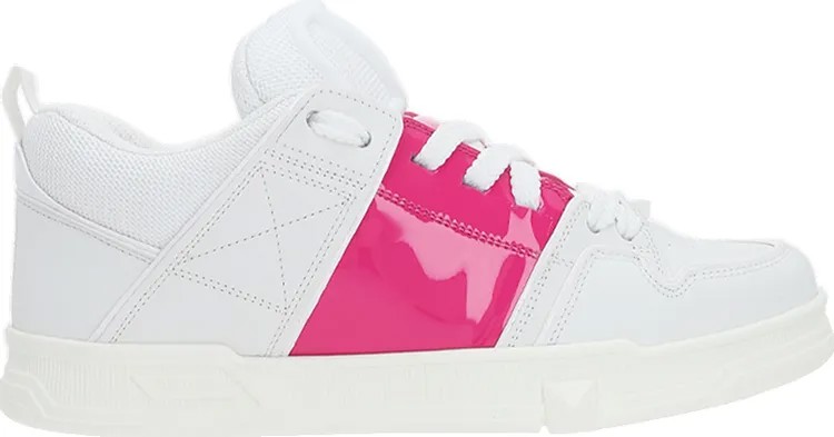 Кроссовки Valentino Wmns Open Skate Sneaker White Pink, белый