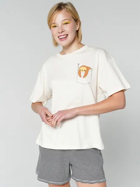Пижама женская ТВОЕ 82063 бежевая XL