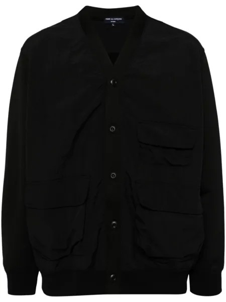 Comme des Garçons Homme кардиган со вставками, черный