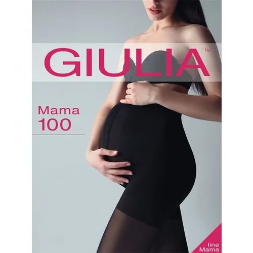 Колготки Giulia Mama, 100 den, размер 2, черный