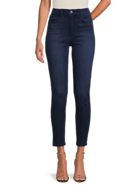 Темные укороченные джинсы скинни со средней посадкой Joe'S Jeans, цвет Evening Blue