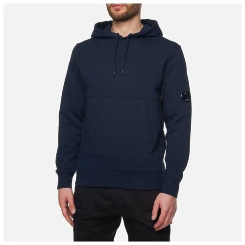 Мужская толстовка C.P. Company Logo Hoodie Diagonal Raised Fleece синий, Размер L