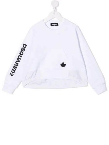 Dsquared2 Kids logo-print crew neck sweatshirt