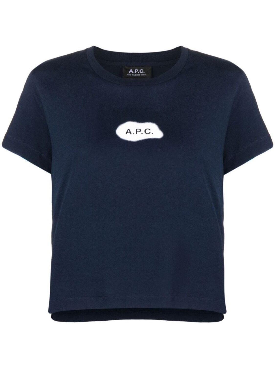 A.P.C. футболка Astoria с логотипом, синий