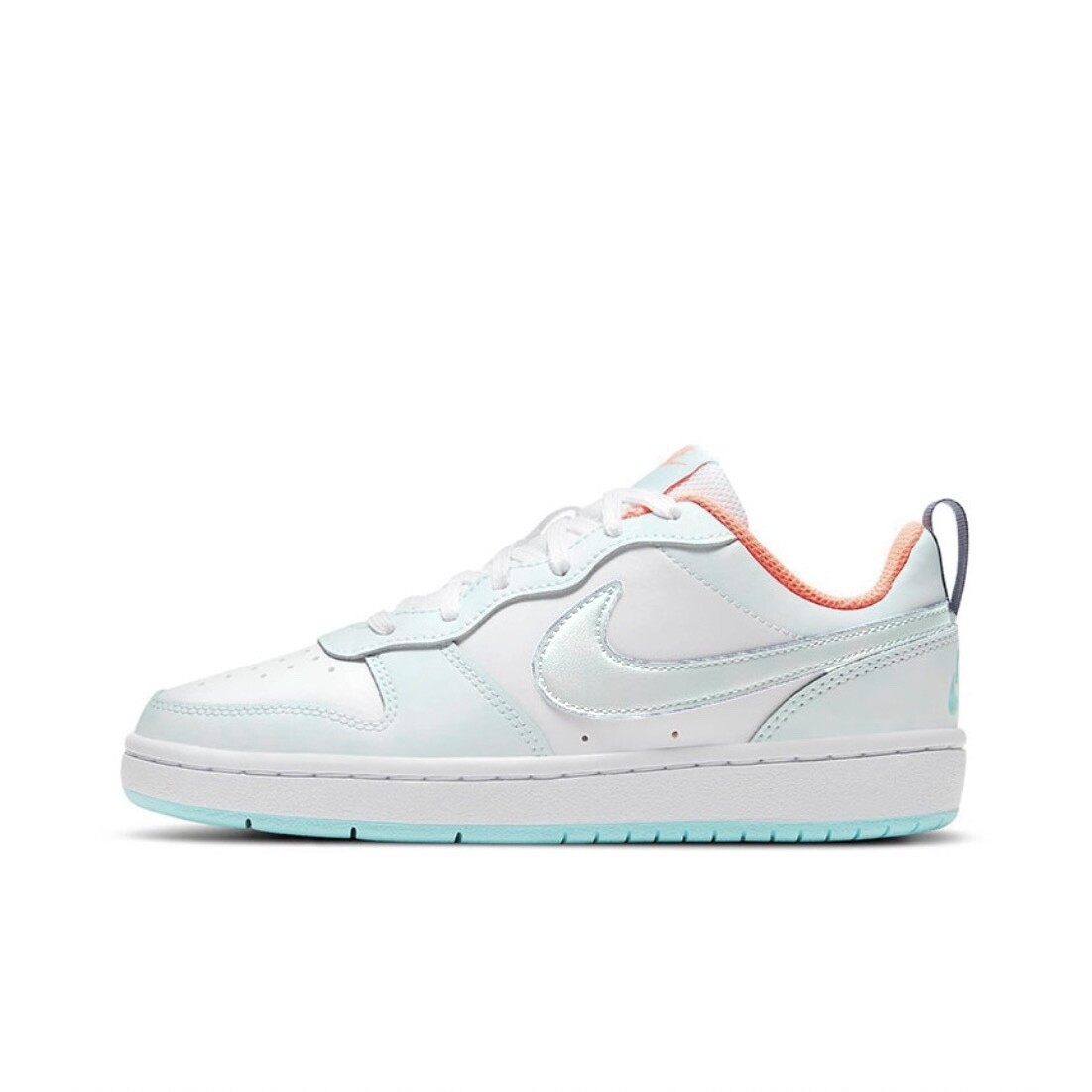 Кроссовки Nike Court Borough 2 Skateboarding Shoes Women's Low-top White/blue, белый/синий