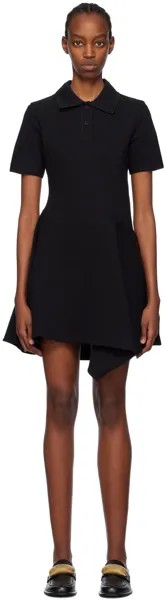 Черное асимметричное мини-платье Jw Anderson