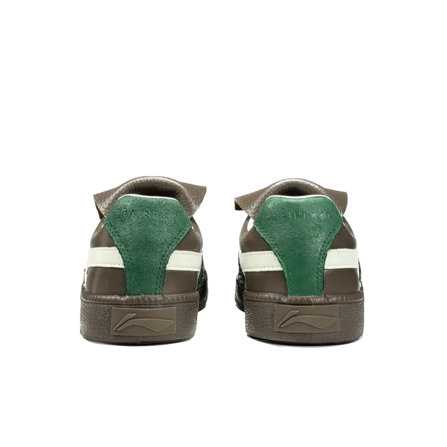 Кроссовки LINING Yunchuan Skateboarding Shoes Women's Low-top Green, цвет Coffee