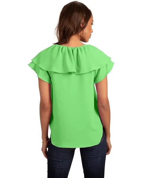 Топ Trina Turk Jena Top, цвет Greenery