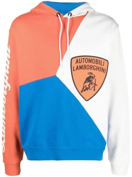 Automobili Lamborghini худи с логотипом, синий