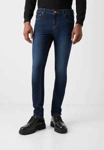Джинсы скинни CORE SKIM JEANS Scotch & Soda, темно-синие джинсы