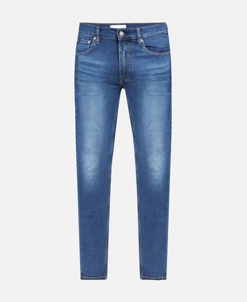 Джинсы узкого кроя Calvin Klein Jeans, темно-синий