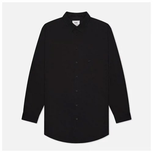Мужская рубашка Y-3 Classic Chest Logo Button-Down чёрный, Размер XXL