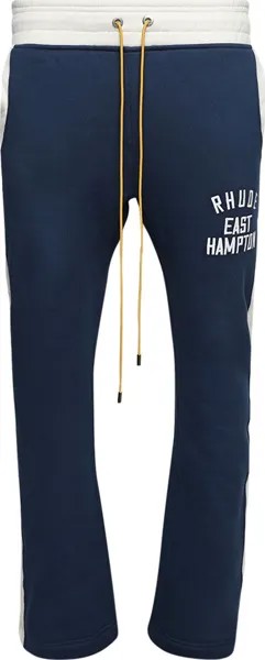 Спортивные брюки Rhude East Hampton 'Midnight Blue/Cream', синий