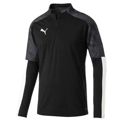 Puma Cup Training 14 Mock Neck Long Sleeve Zip Top Mens Size M Athletic 656016-