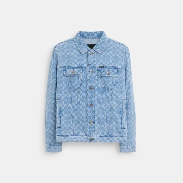 Куртка COACH Signature Denim, цвет Medium Wash