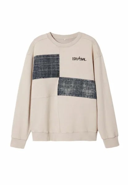 Спортивный свитер Desigual, цвет Beige Black