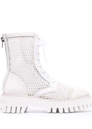 Casadei ботинки с сетчатыми вставками