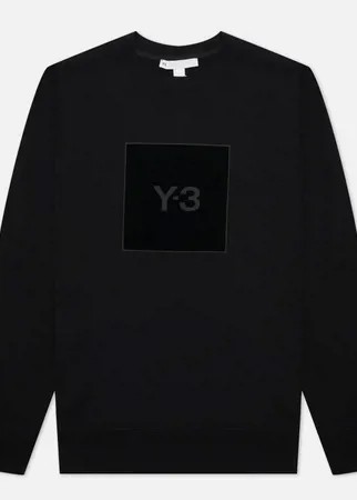 Мужская толстовка Y-3 Square Graphic Logo Crew Neck, цвет чёрный, размер S