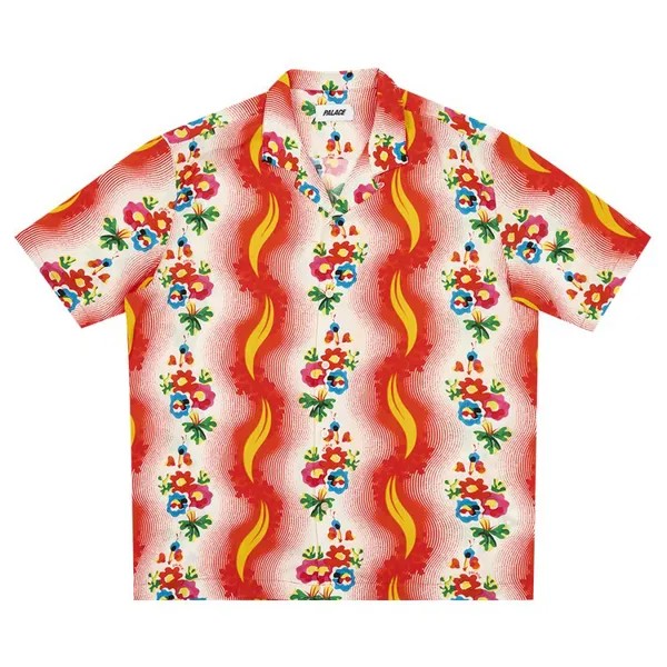 Рубашка Palace High Wave Shirt, красный