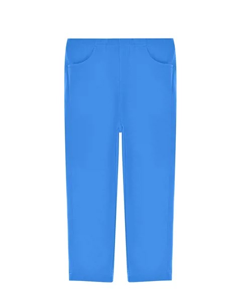 Голубые флисовые брюки Poivre Blanc детские
