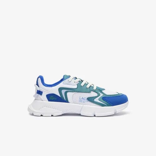 Кроссовки LACOSTE L003 NEO, размер 13, белый/синий/голубой