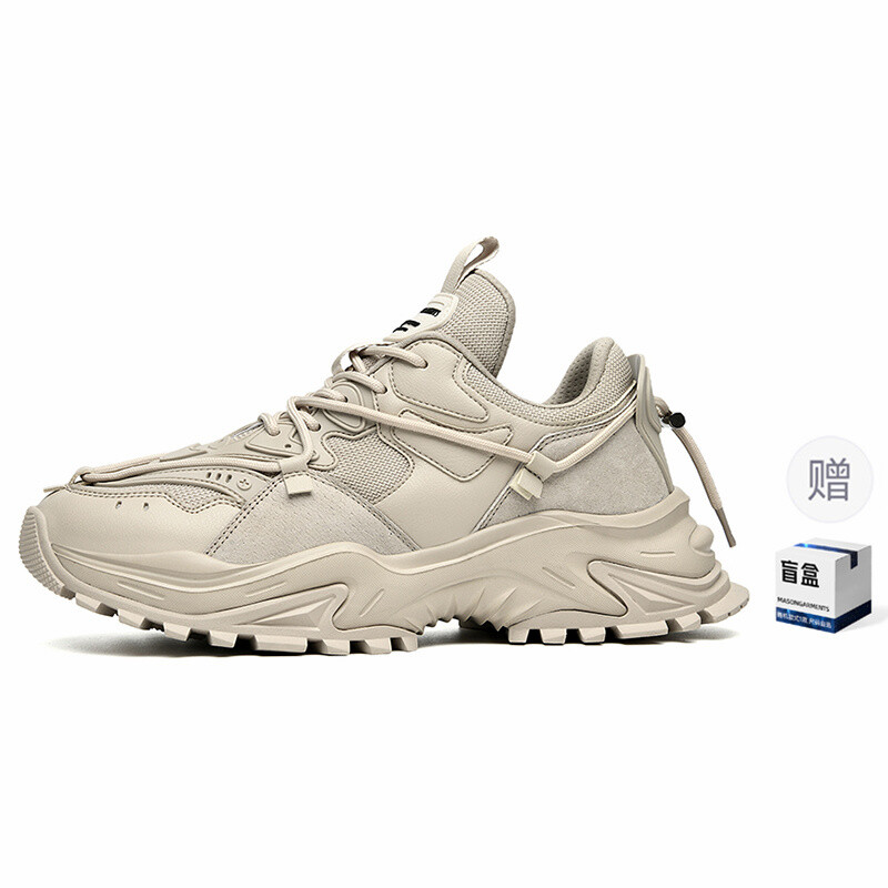 Кроссовки masongarments Shark Tooth Series Chunky Sneakers Unisex Low-top, слоновая кость