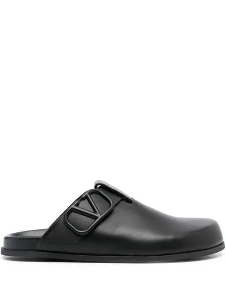 Valentino Garavani слиперы с логотипом VLogo Signature, черный