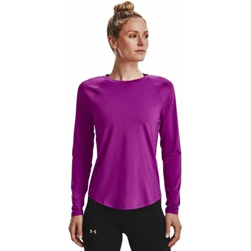 Лонгслив  для фитнеса Under Armour, размер M, фиолетовый
