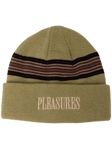 Pleasures шапка бини с логотипом