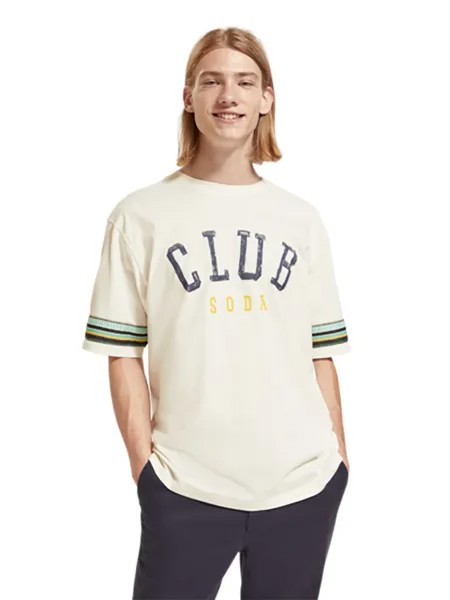 Футболка Scotch & Soda, кремовый