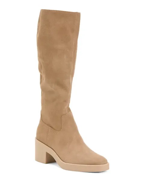 Замшевые ботинки с высоким голенищем Harrah H2o Dolce Vita, цвет Truffle Suede