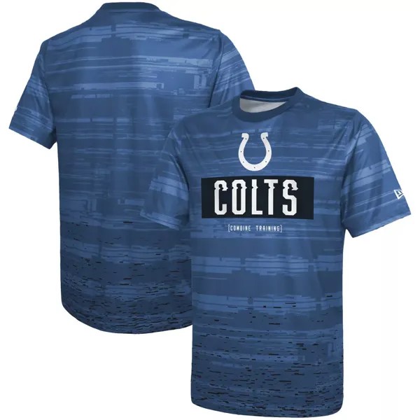 Мужская футболка Royal Indianapolis Colts Joint Authentic Sweep New Era