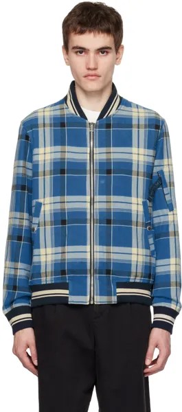 Синий бомбер в клетку PS by Paul Smith
