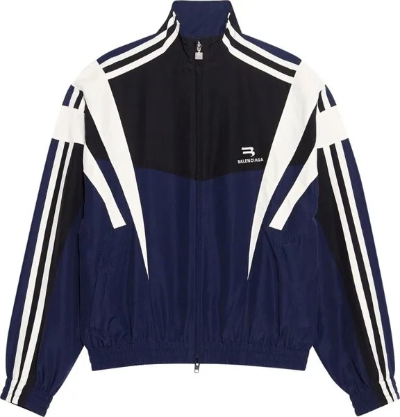 Куртка Balenciaga Sporty B Tracksuit Jacket 'Ink', синий