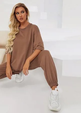Однотонная футболка & Спортивные брюки